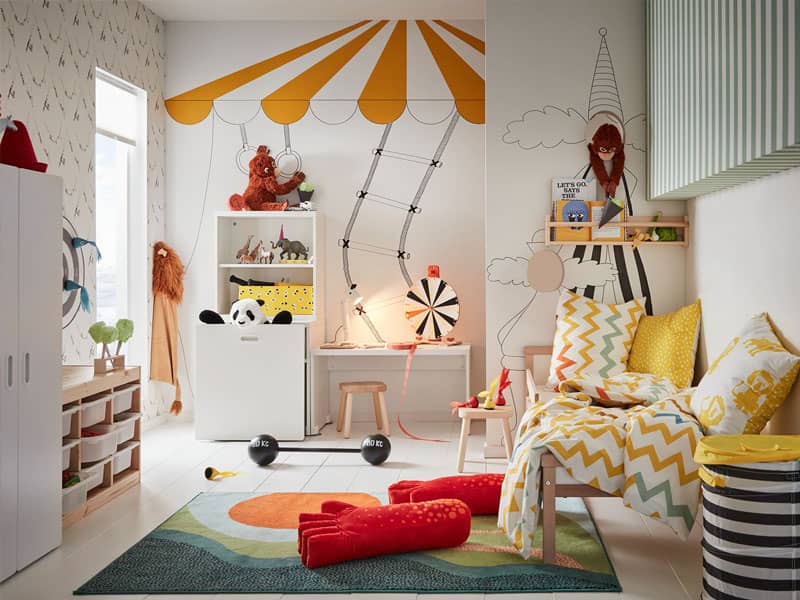 ایده دکوراسیون داخلی اتاق کودک با همکاری فرزندتان