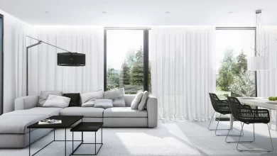 دکوراسیون سفید و طوسی/ 7 ایده ترند برای تم طوسی سفید!