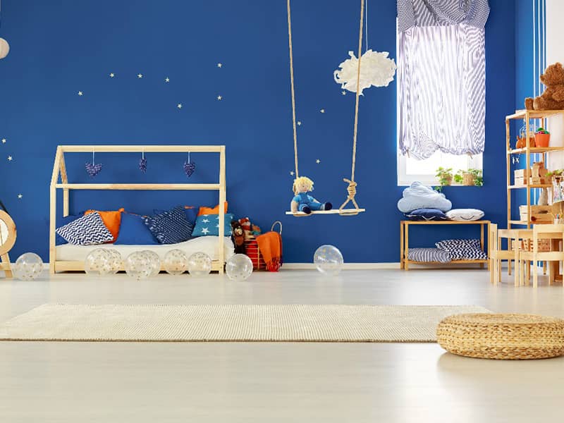 نورپردازی ایده‌آل متناسب با شب و روز اتاق بچه ها