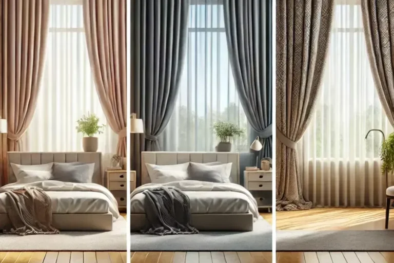 بهترین رنگ پرده برای اتاق خواب؛ راهنمای کامل